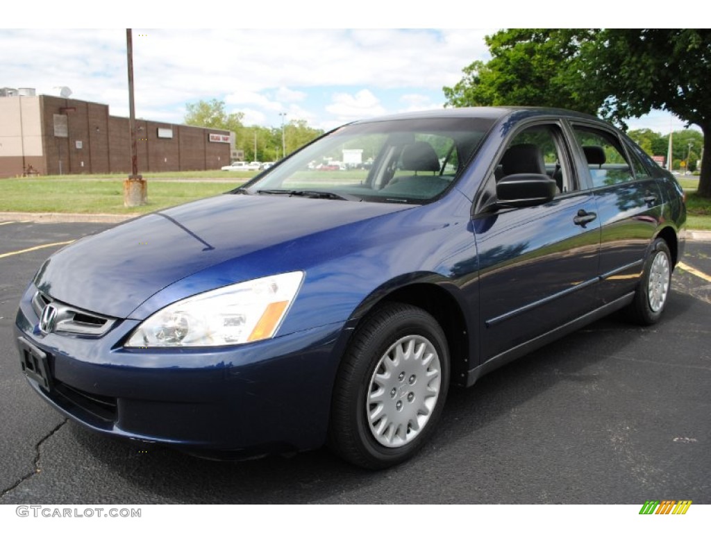 2005 Accord DX Sedan - Eternal Blue Pearl / Gray photo #1