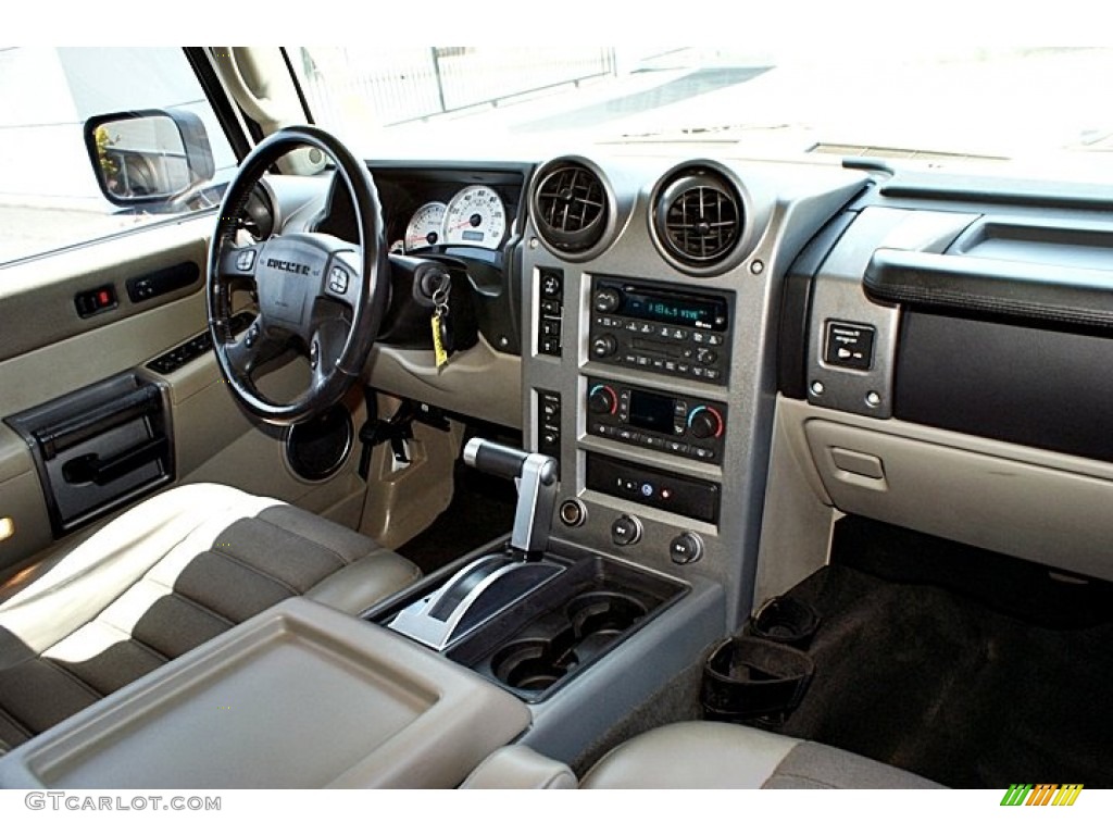 2003 H2 SUV - White / Wheat photo #12