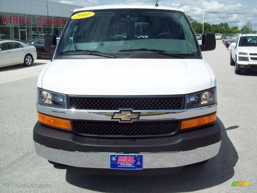 2011 Express 2500 Work Van - Summit White / Medium Pewter photo #15