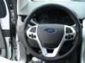 Medium Light Stone 2013 Ford Edge SE EcoBoost Steering Wheel