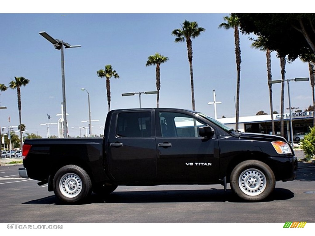 Galaxy Black 2010 Nissan Titan XE King Cab Exterior Photo #66146983