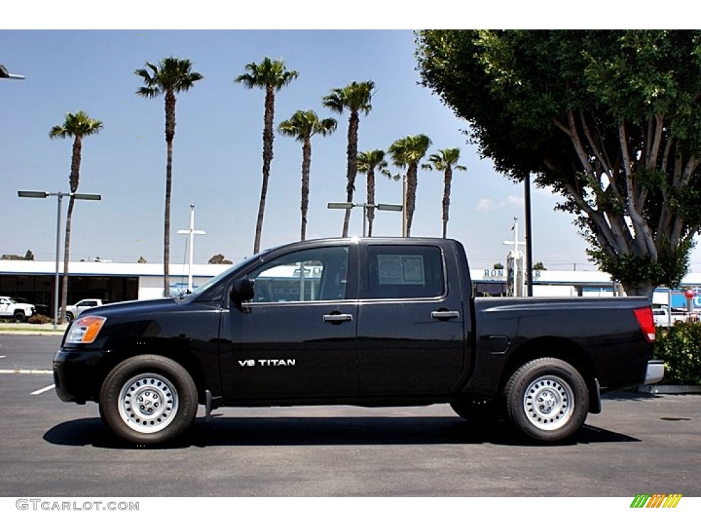 Galaxy Black 2010 Nissan Titan XE King Cab Exterior Photo #66147026