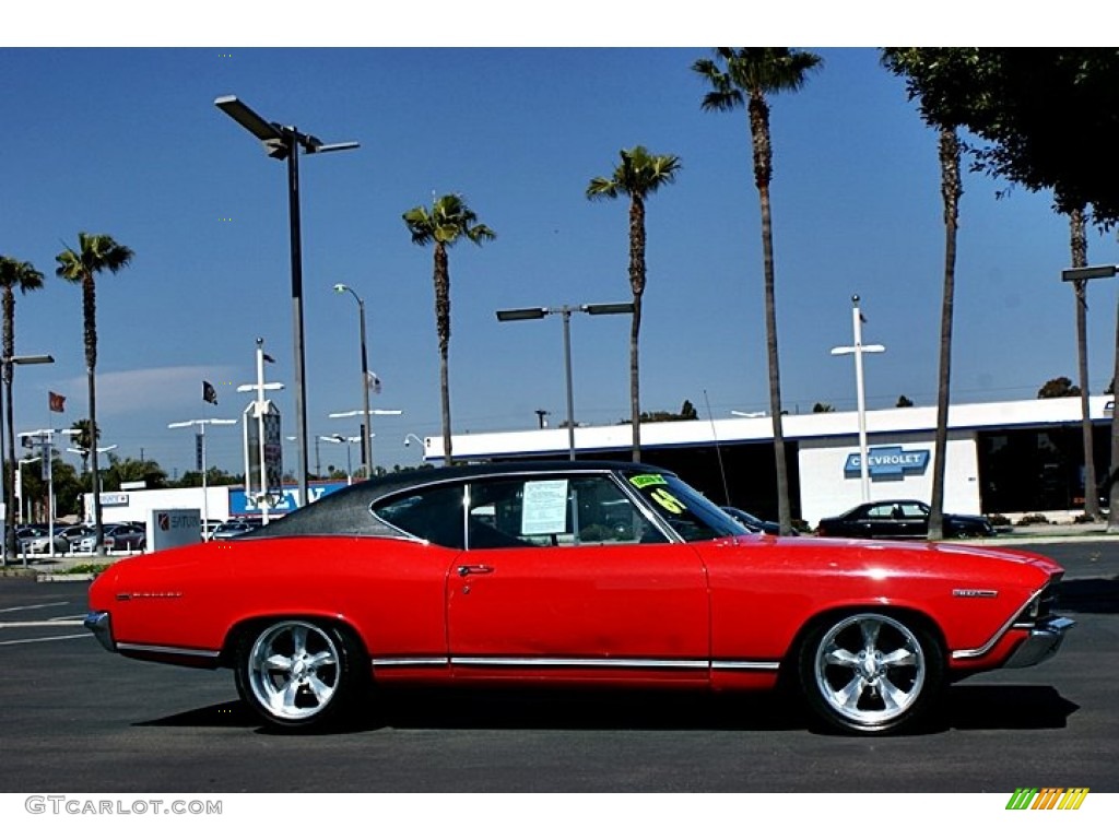 Red 1969 Chevrolet Chevelle Malibu Exterior Photo #66147359