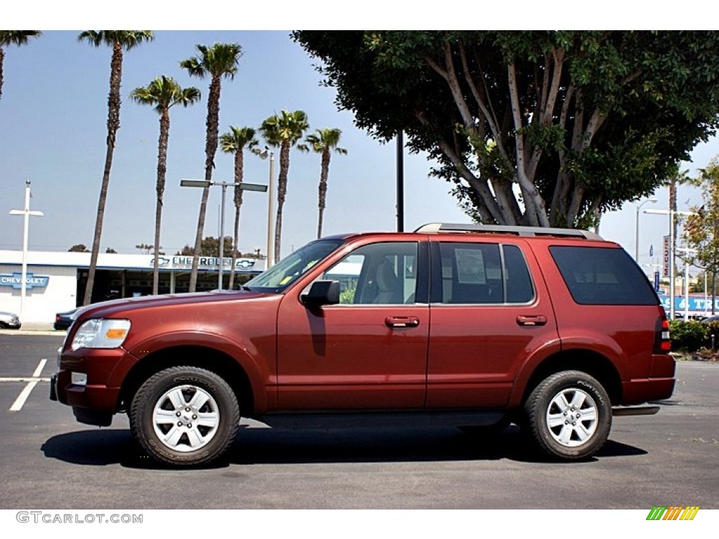 Sangria Red Metallic 2010 Ford Explorer XLT Exterior Photo #66148229