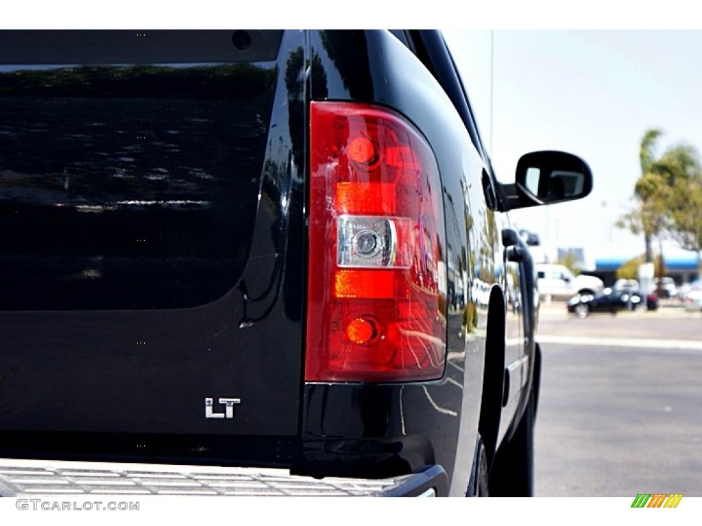 2007 Silverado 1500 LT Crew Cab - Black / Light Titanium/Ebony Black photo #8