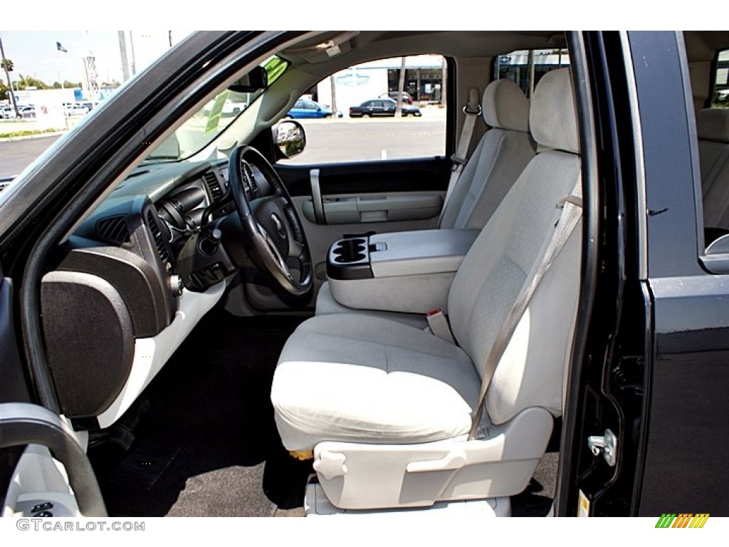 2007 Silverado 1500 LT Crew Cab - Black / Light Titanium/Ebony Black photo #15