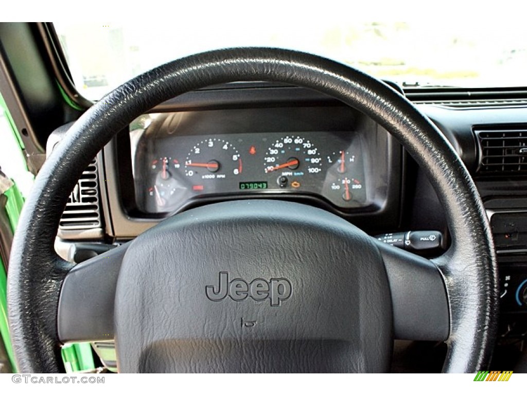 2004 Wrangler SE 4x4 - Electric Lime Green Pearl / Dark Slate Gray photo #22