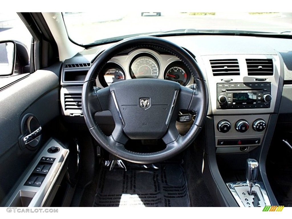 2010 Dodge Avenger R/T Dark Slate Gray Dashboard Photo #66150470