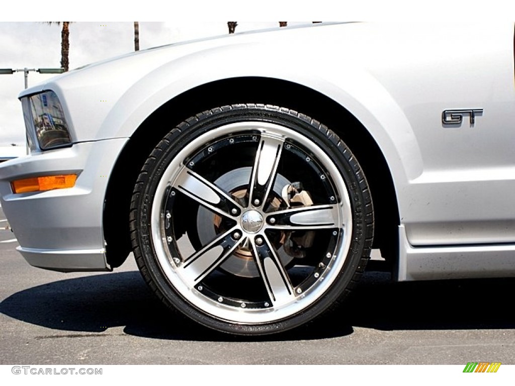2007 Ford Mustang GT Premium Convertible Custom Wheels Photo #66151628