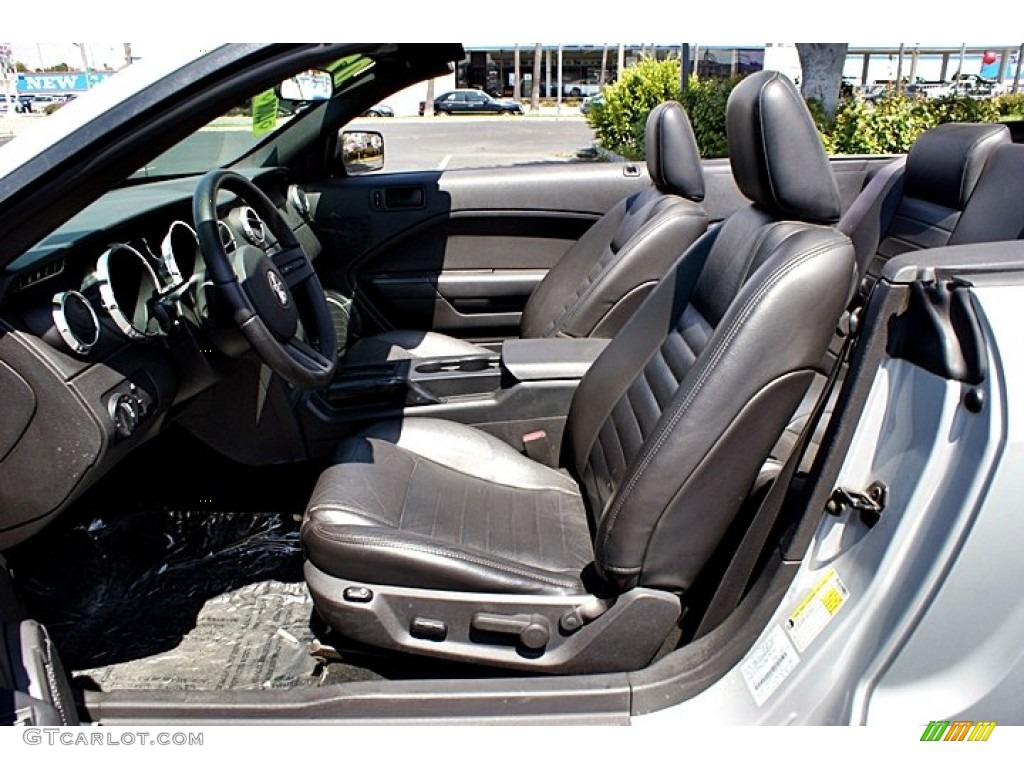 2007 Mustang GT Premium Convertible - Satin Silver Metallic / Dark Charcoal photo #16