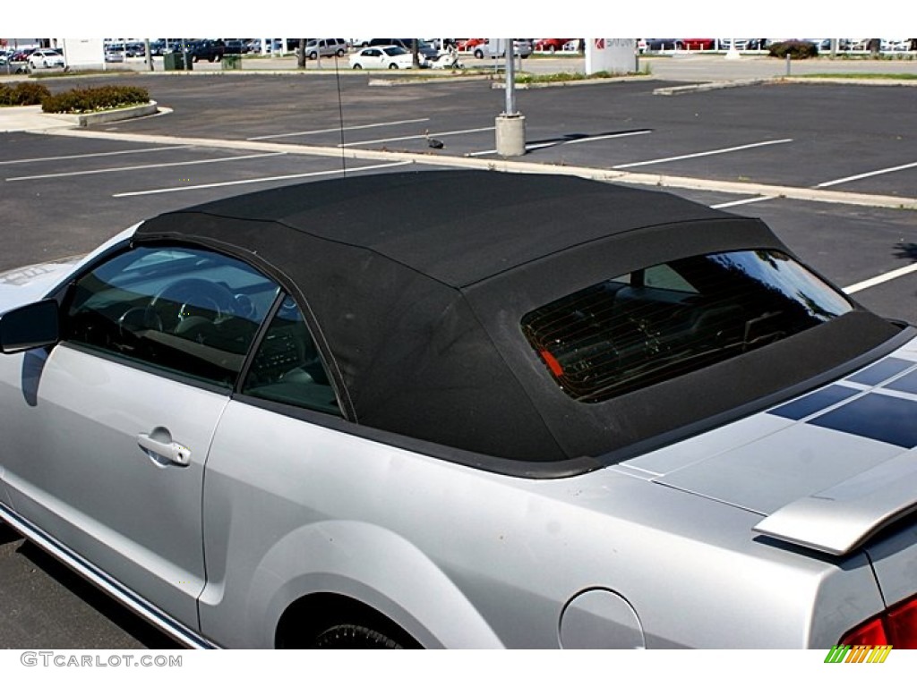 2007 Mustang GT Premium Convertible - Satin Silver Metallic / Dark Charcoal photo #38