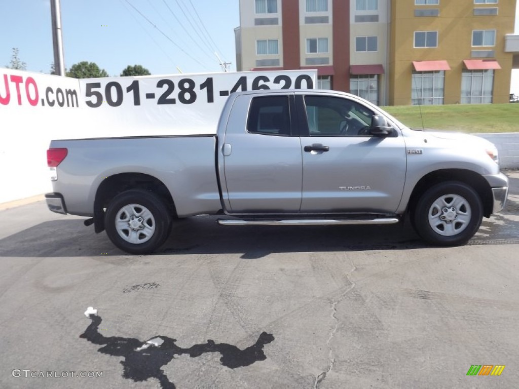 2010 Tundra Double Cab 4x4 - Silver Sky Metallic / Graphite Gray photo #8