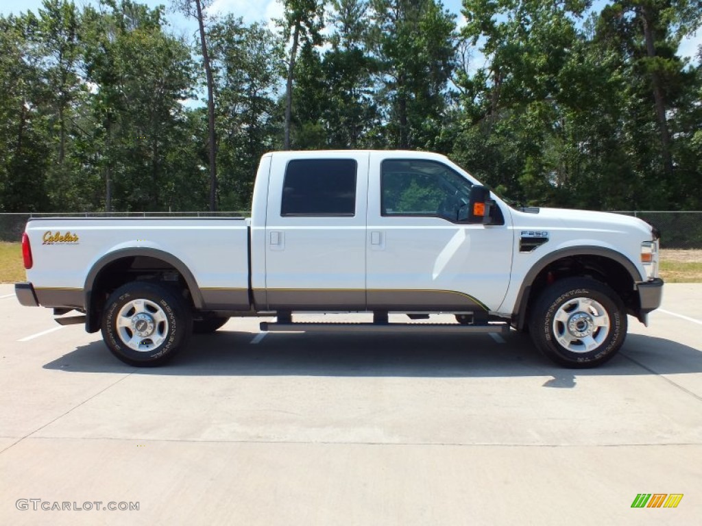 Oxford White 2010 Ford F250 Super Duty Cabela's Edition Crew Cab 4x4 Exterior Photo #66155867