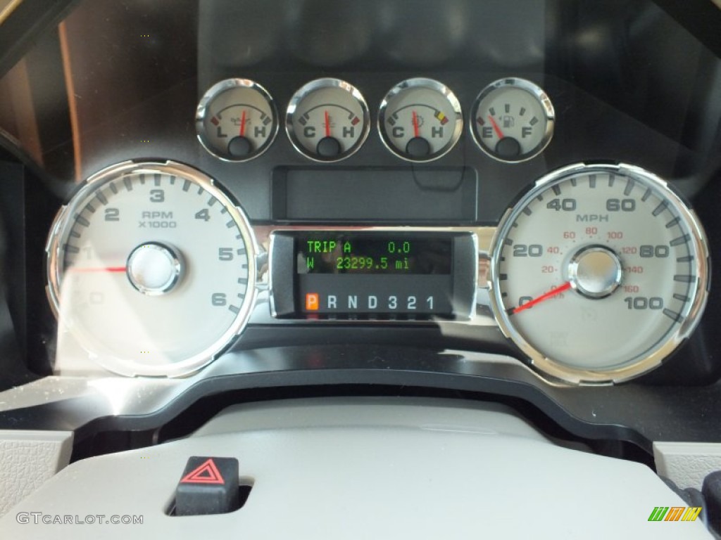 2010 Ford F250 Super Duty Cabela's Edition Crew Cab 4x4 Gauges Photo #66156200
