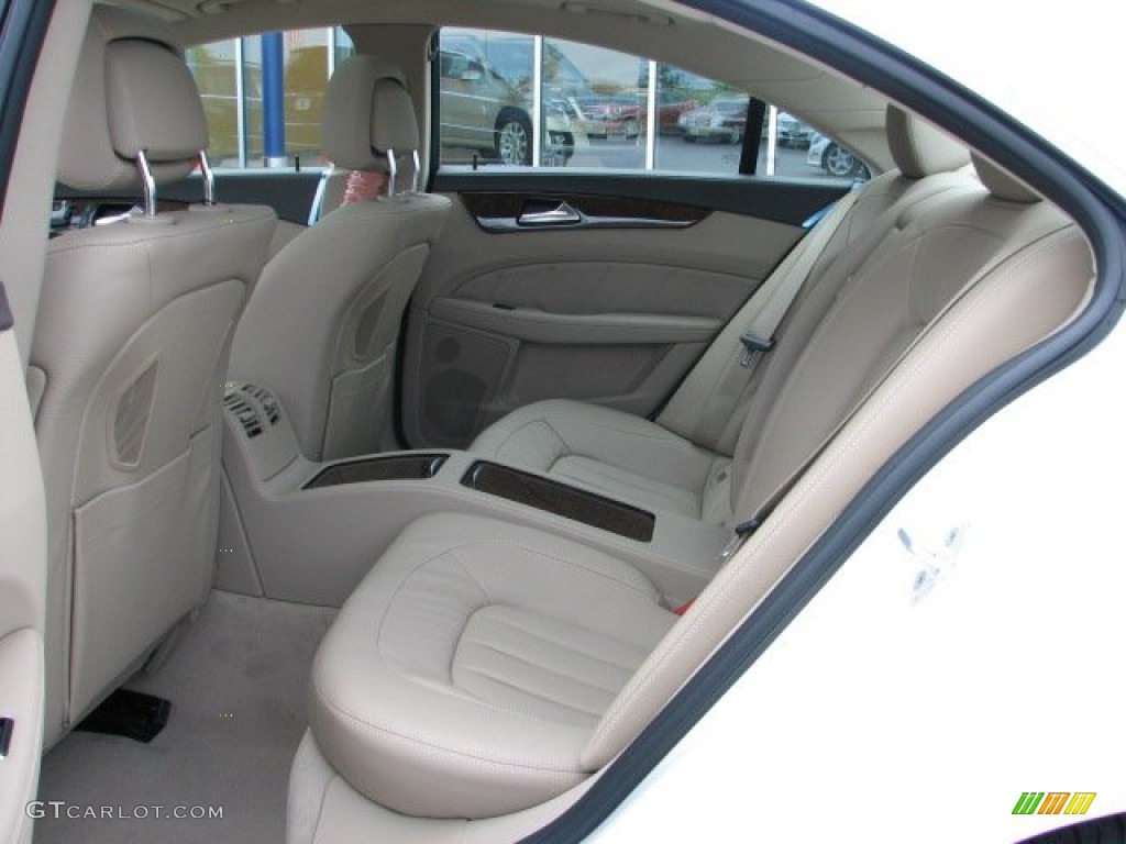 Almond/Mocha Interior 2012 Mercedes-Benz CLS 550 4Matic Coupe Photo #66156290