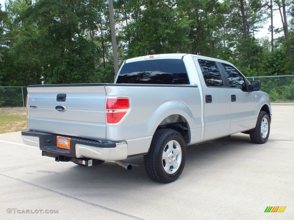 2010 F150 XLT SuperCrew - Ingot Silver Metallic / Medium Stone photo #5