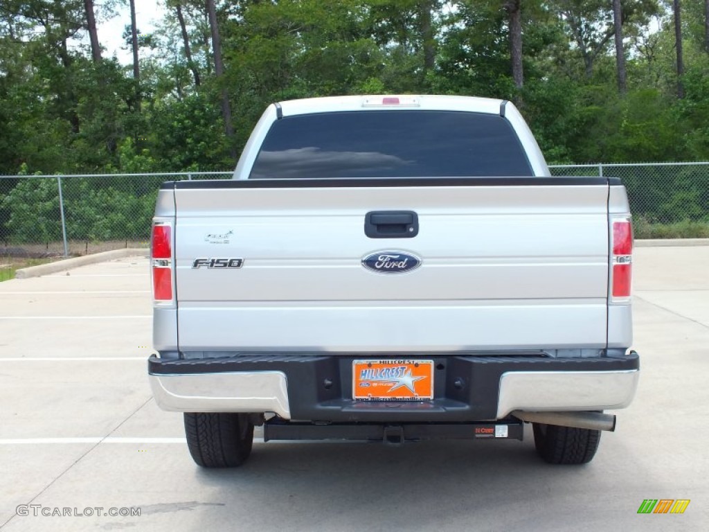 2010 F150 XLT SuperCrew - Ingot Silver Metallic / Medium Stone photo #6