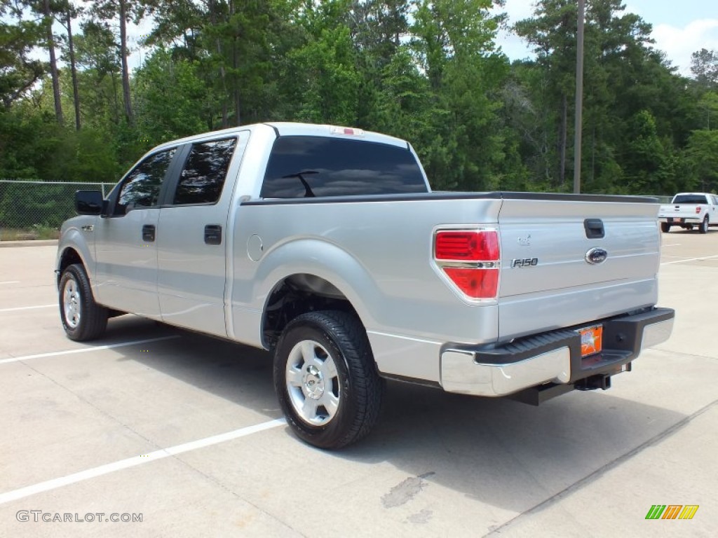 2010 F150 XLT SuperCrew - Ingot Silver Metallic / Medium Stone photo #7