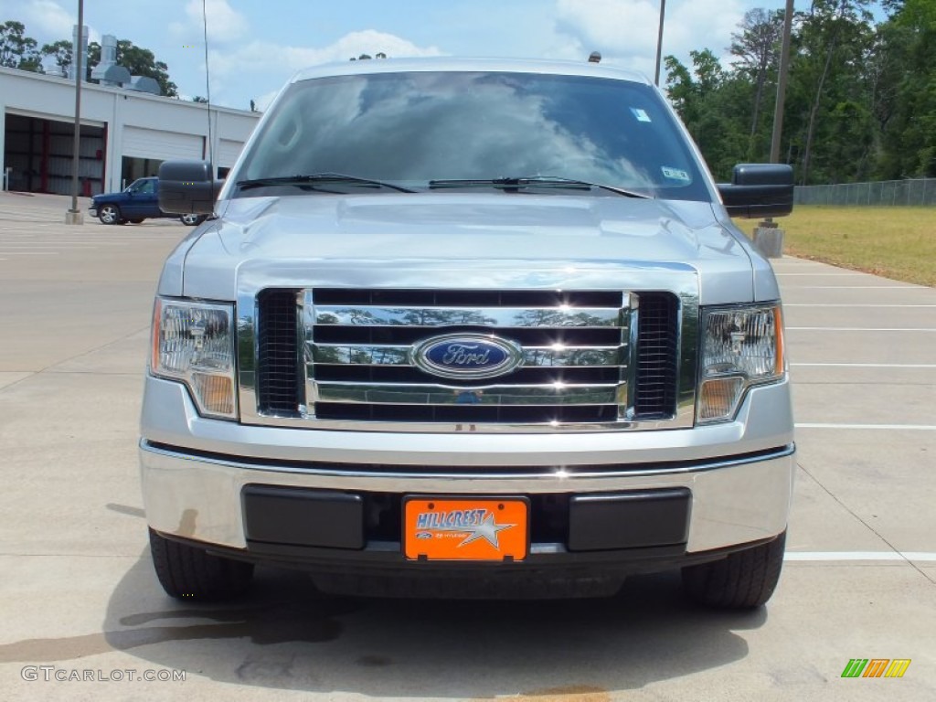 2010 F150 XLT SuperCrew - Ingot Silver Metallic / Medium Stone photo #10
