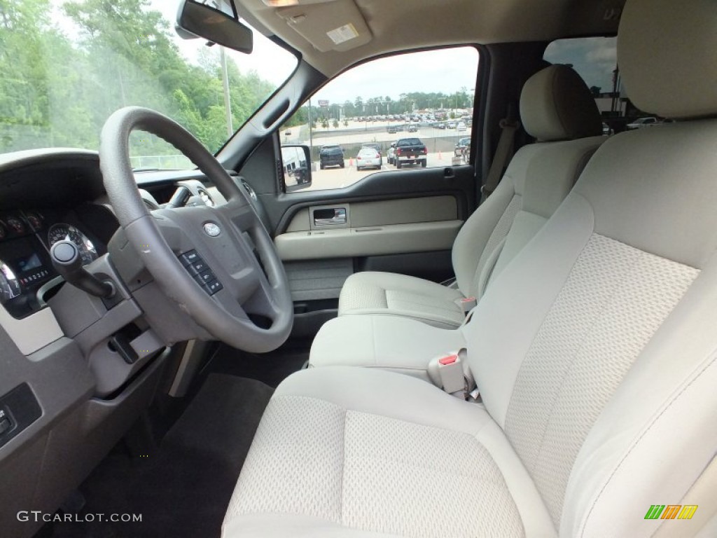 2010 F150 XLT SuperCrew - Ingot Silver Metallic / Medium Stone photo #23