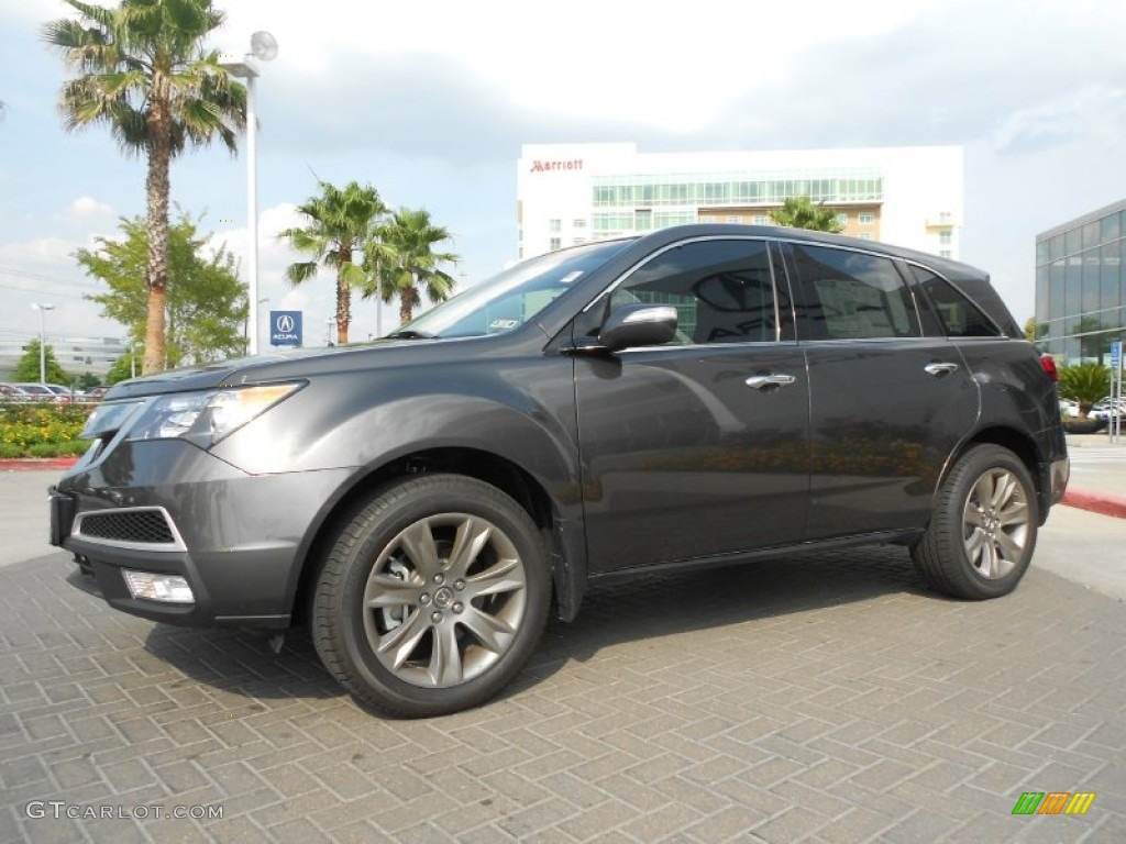 Grigio Metallic 2012 Acura MDX SH-AWD Advance Exterior Photo #66156747