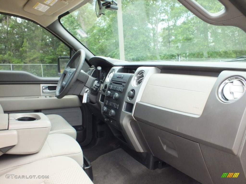 2010 F150 XLT SuperCrew - Ingot Silver Metallic / Medium Stone photo #40