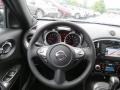 2012 Nissan Juke Black/Silver Trim Interior Steering Wheel Photo