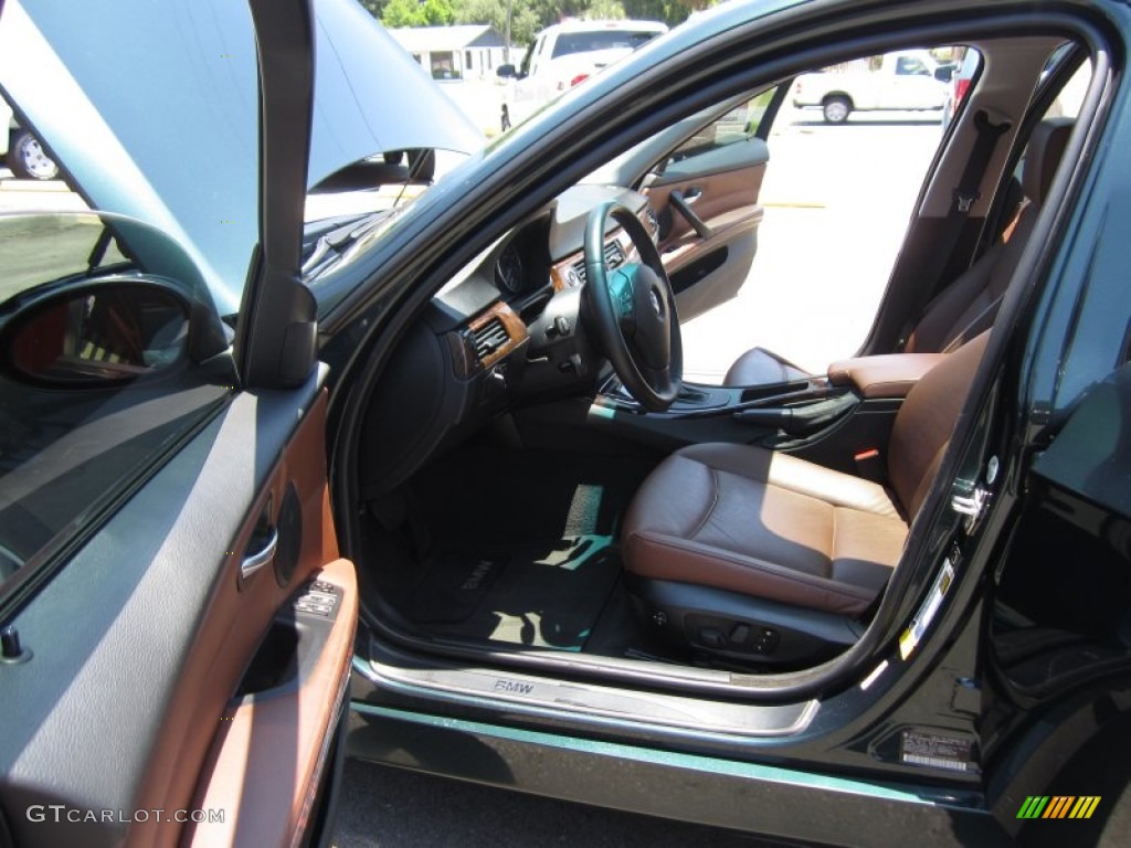 2006 3 Series 325i Sedan - Deep Green Metallic / Terra/Black Dakota Leather photo #26