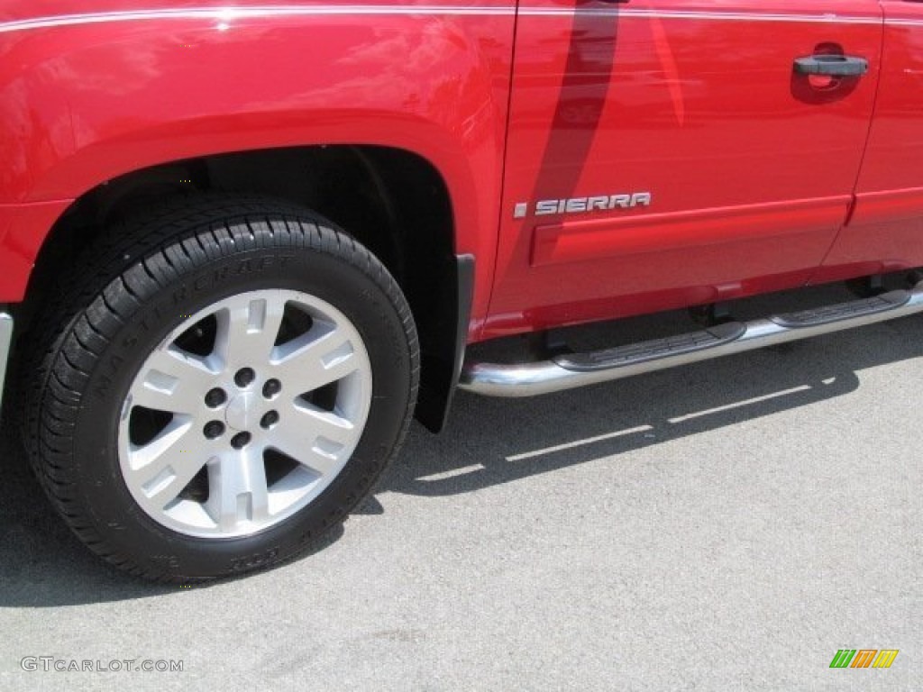 2008 Sierra 1500 SLE Extended Cab 4x4 - Fire Red / Ebony photo #3