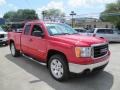 2008 Fire Red GMC Sierra 1500 SLE Extended Cab 4x4  photo #5