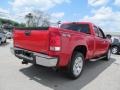 2008 Fire Red GMC Sierra 1500 SLE Extended Cab 4x4  photo #7
