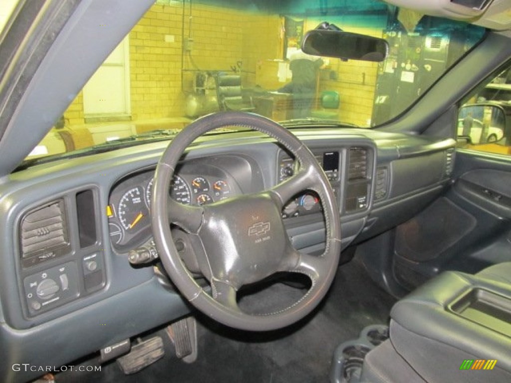 2002 Chevrolet Silverado 1500 LS Regular Cab Graphite Gray Dashboard Photo #66159887