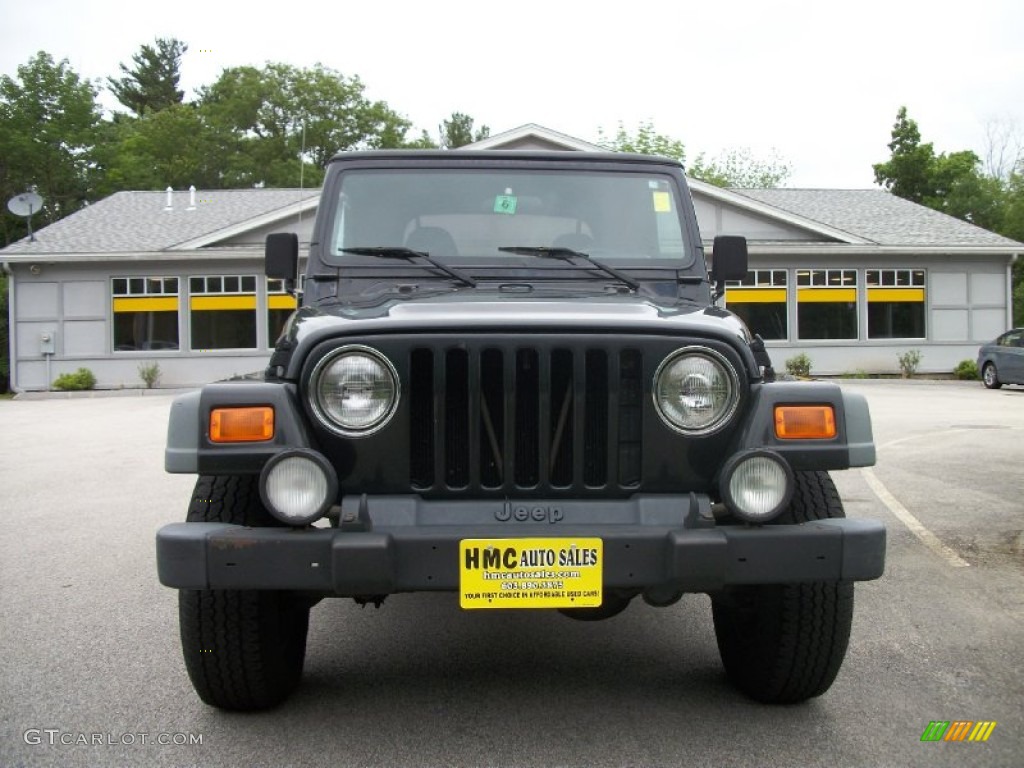2002 Wrangler Sport 4x4 - Black / Agate Black photo #3