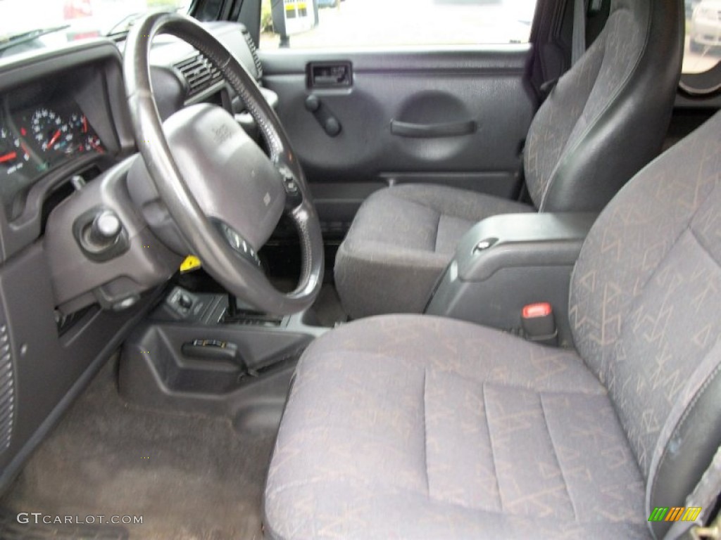 2002 Wrangler Sport 4x4 - Black / Agate Black photo #6