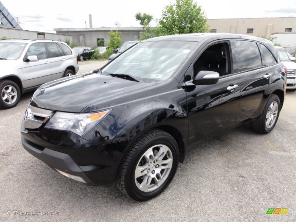 2007 MDX  - Nimbus Gray Metallic / Ebony photo #2
