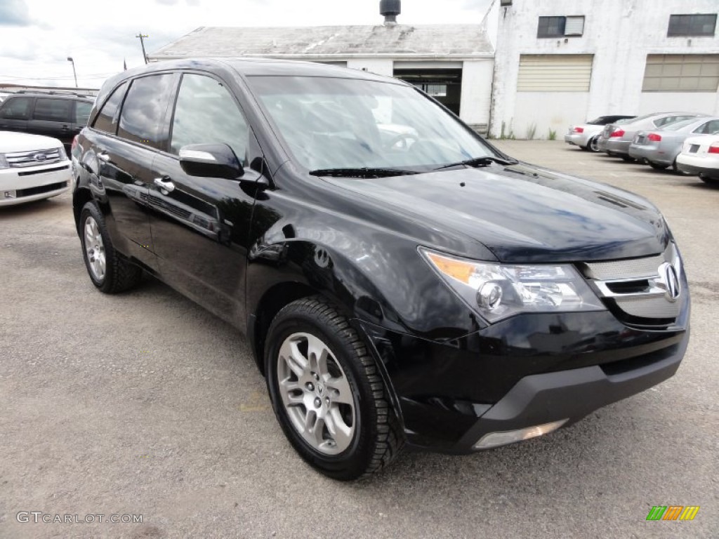 2007 MDX  - Nimbus Gray Metallic / Ebony photo #5