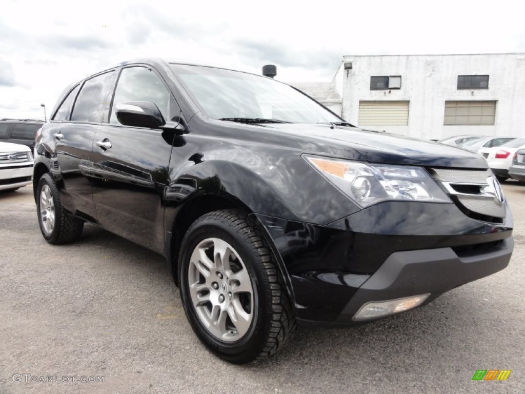 2007 MDX  - Nimbus Gray Metallic / Ebony photo #6