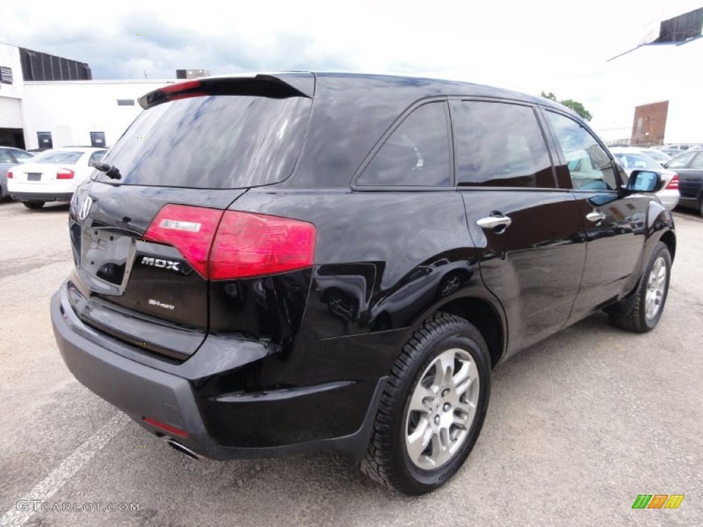 2007 MDX  - Nimbus Gray Metallic / Ebony photo #9