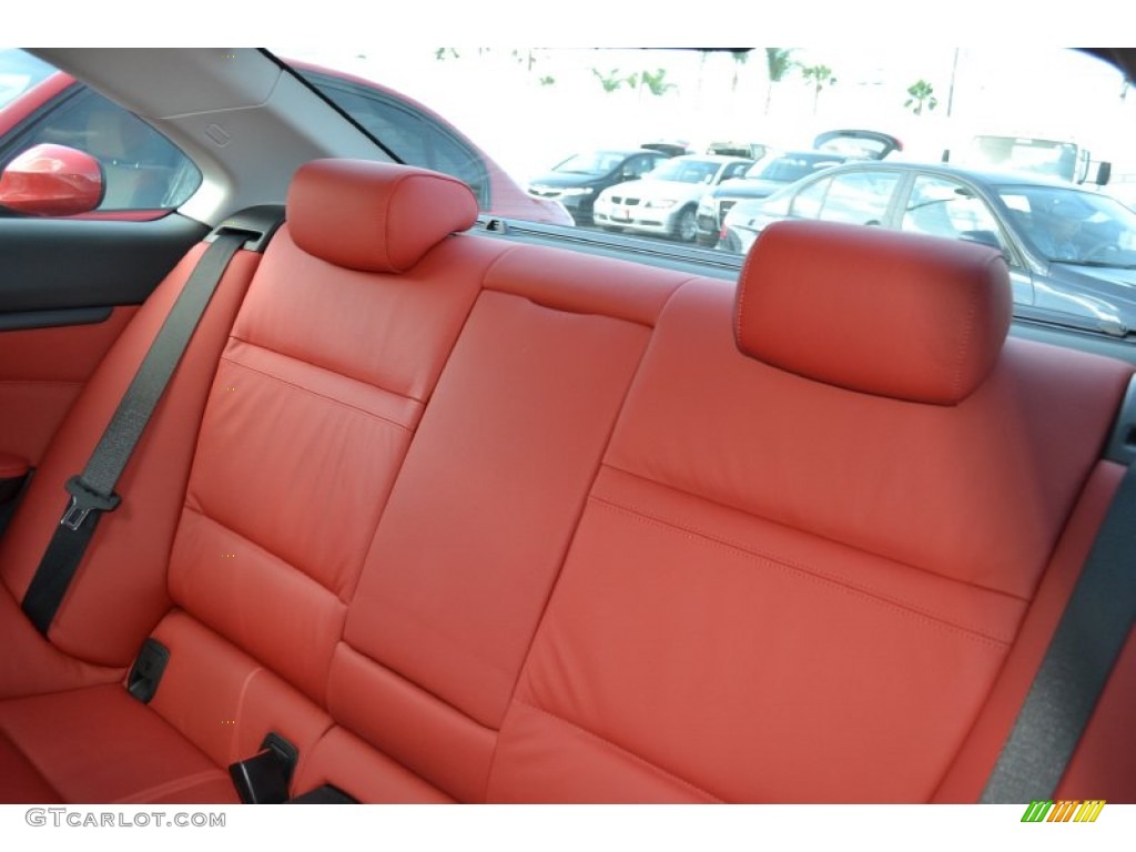 2009 3 Series 335i Coupe - Space Grey Metallic / Coral Red/Black Dakota Leather photo #6