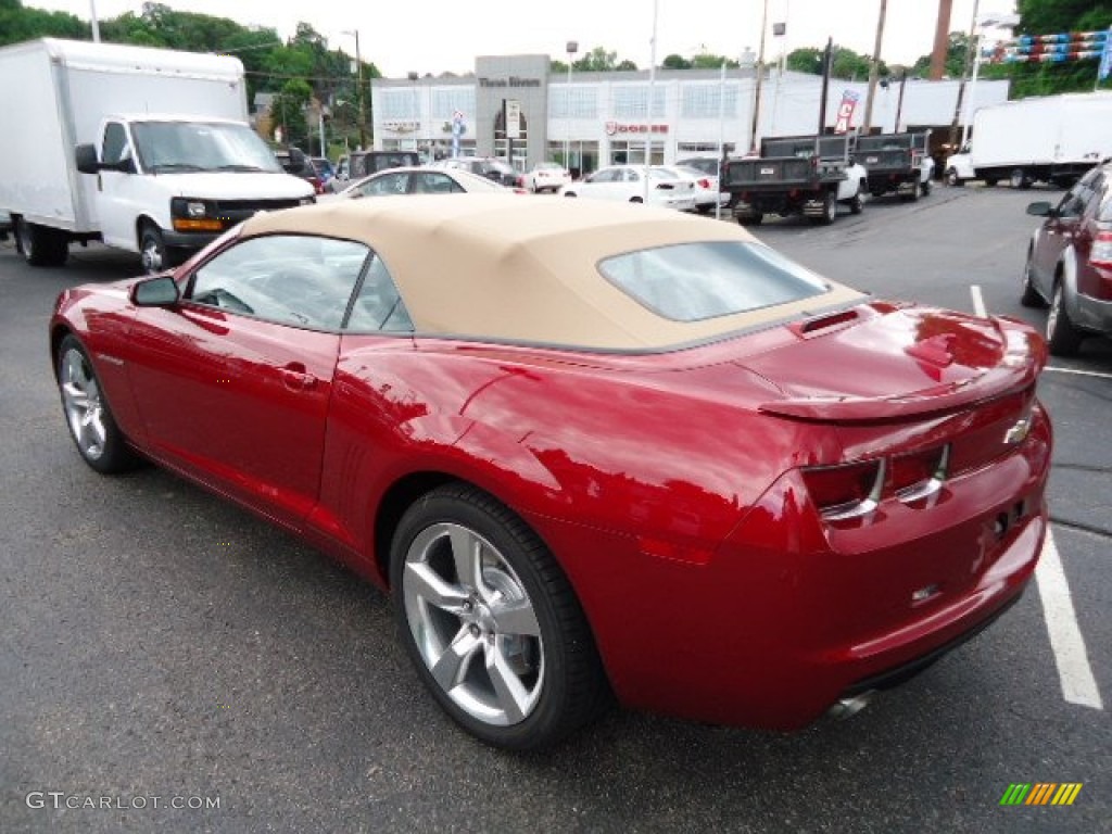 Crystal Red Tintcoat 2012 Chevrolet Camaro SS/RS Convertible Exterior Photo #66162071