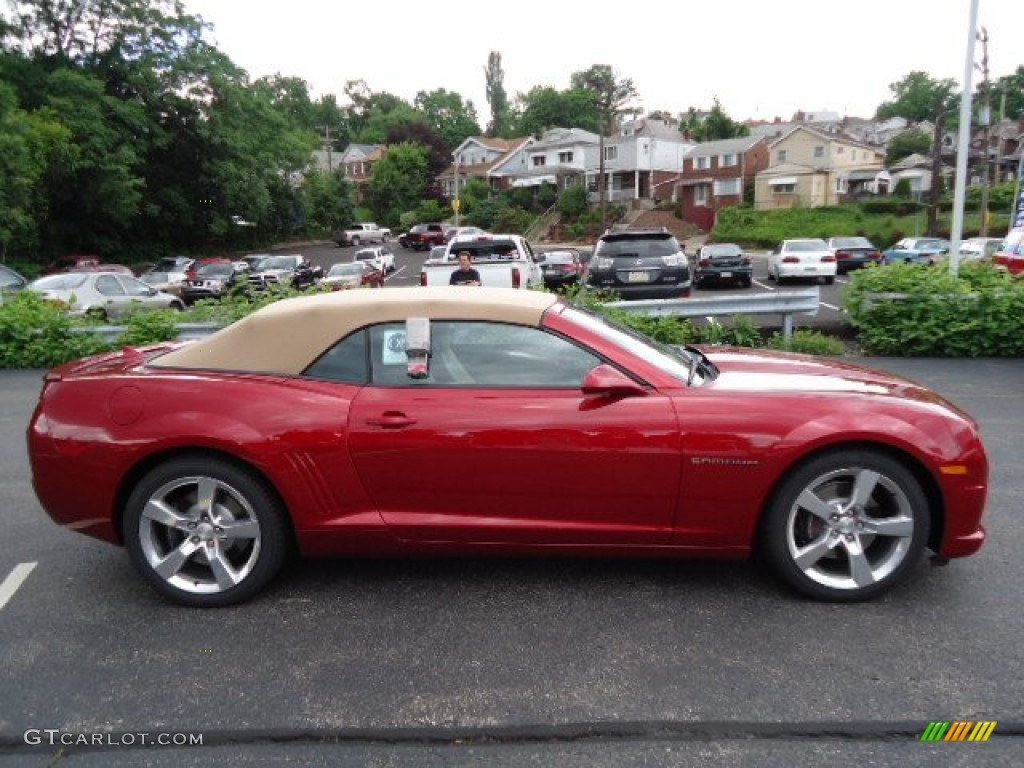 Crystal Red Tintcoat 2012 Chevrolet Camaro SS/RS Convertible Exterior Photo #66162089