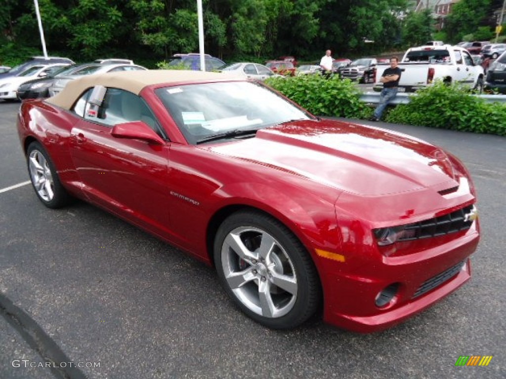 Crystal Red Tintcoat 2012 Chevrolet Camaro SS/RS Convertible Exterior Photo #66162098