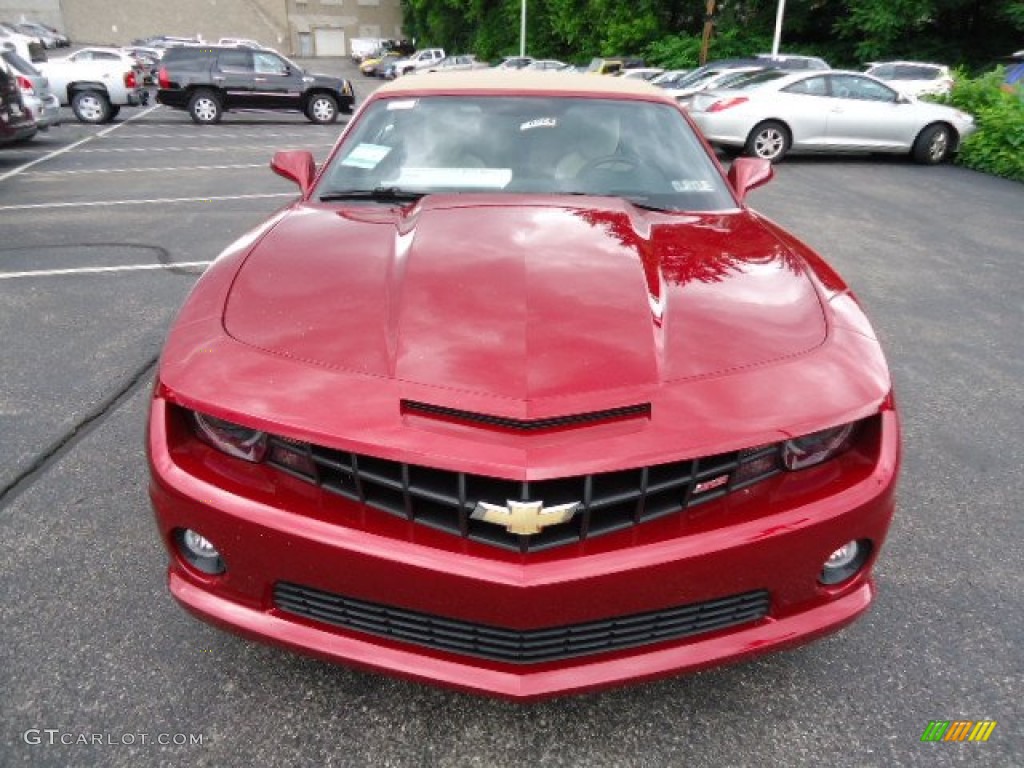 Crystal Red Tintcoat 2012 Chevrolet Camaro SS/RS Convertible Exterior Photo #66162107