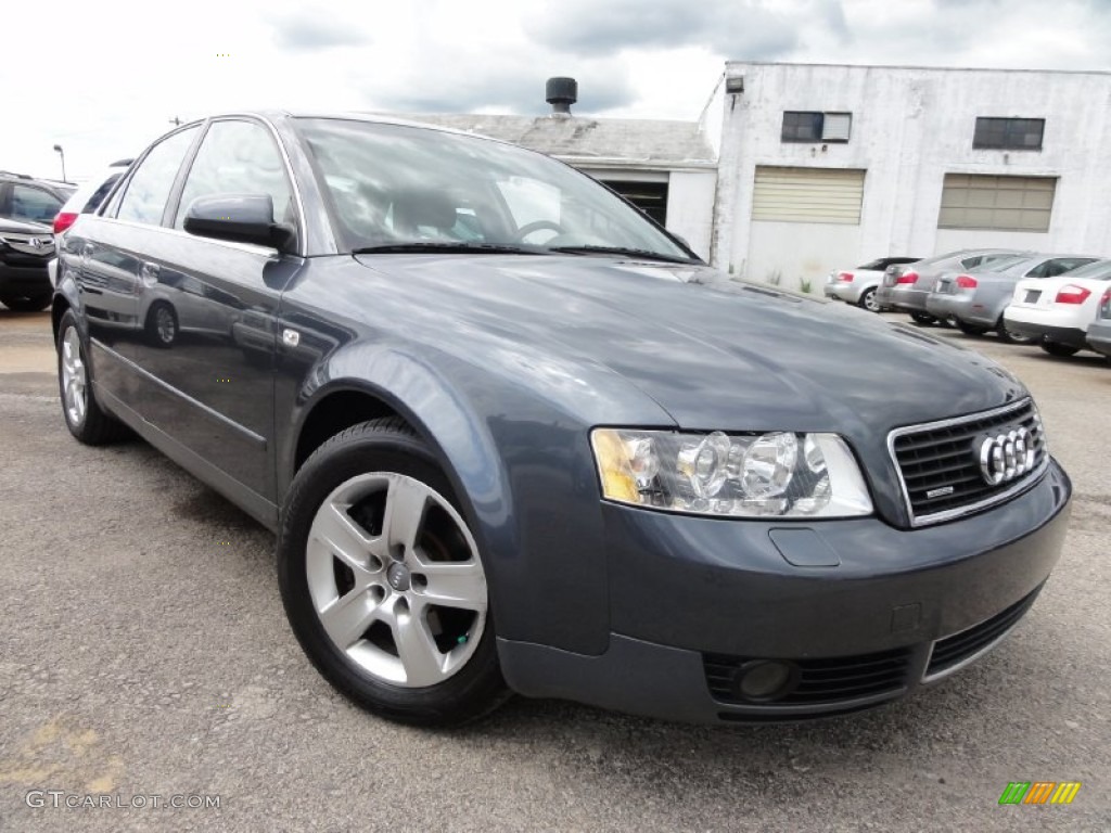 2002 A4 3.0 quattro Sedan - Dolphin Grey Pearl Effect / Beige photo #1