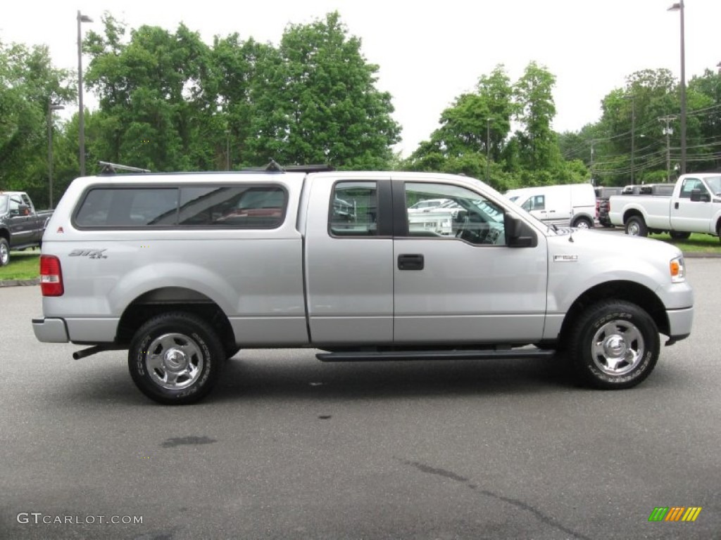 2006 F150 STX SuperCab 4x4 - Silver Metallic / Medium/Dark Flint photo #5