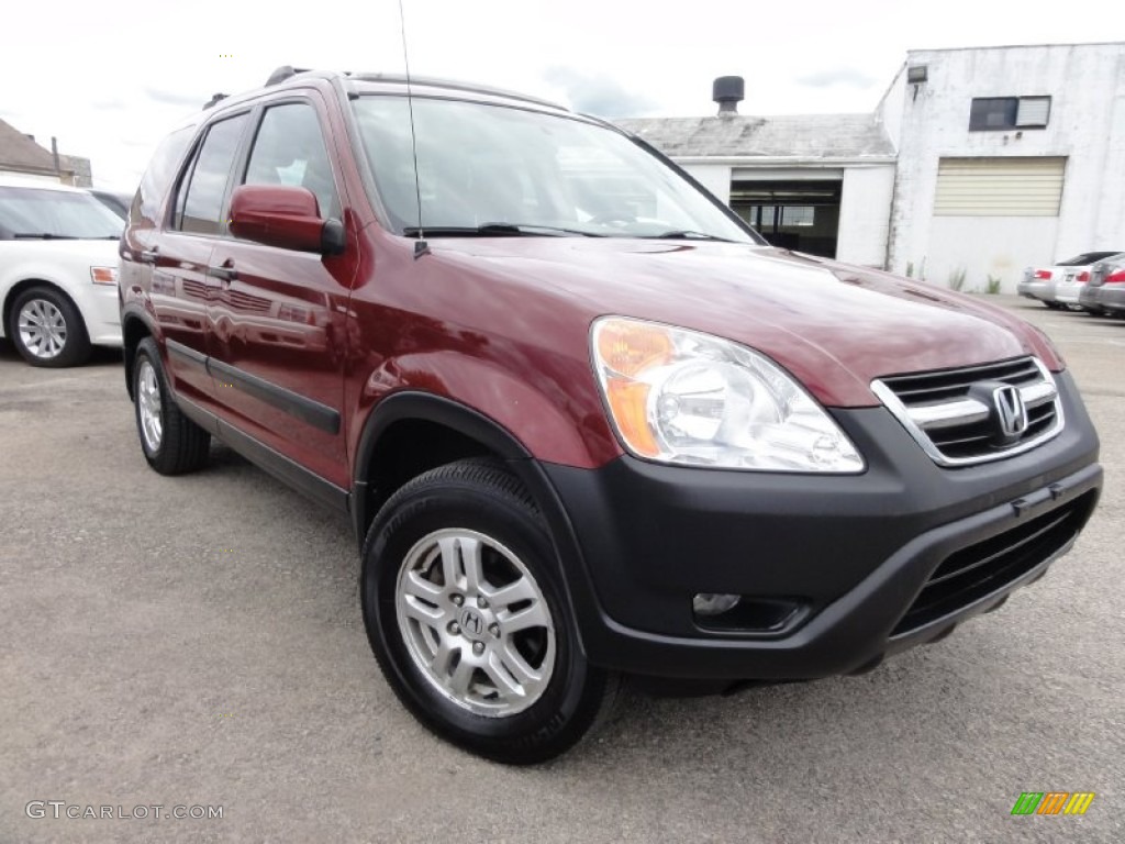 2003 CR-V EX 4WD - Chianti Red Pearl / Saddle photo #1
