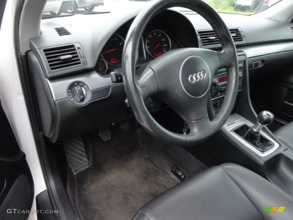 2002 A4 1.8T quattro Sedan - Polar White / Beige photo #13