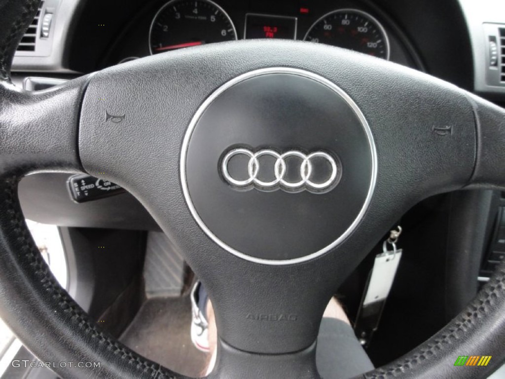 2002 A4 1.8T quattro Sedan - Polar White / Beige photo #44