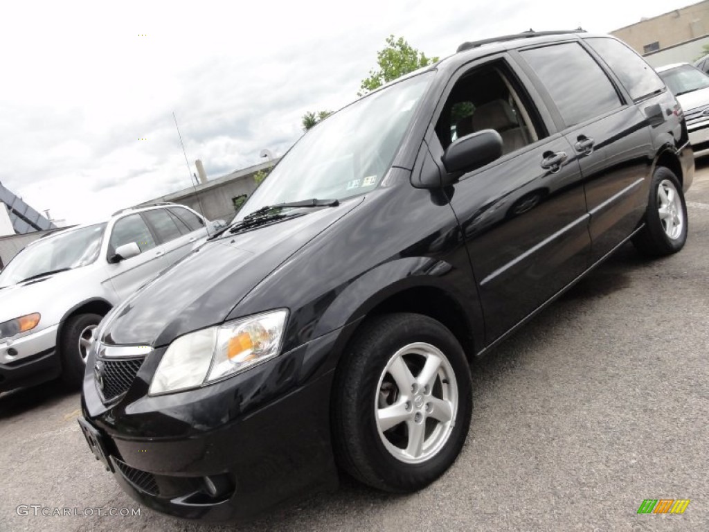 2002 MPV LX - Black Mica / Beige photo #3