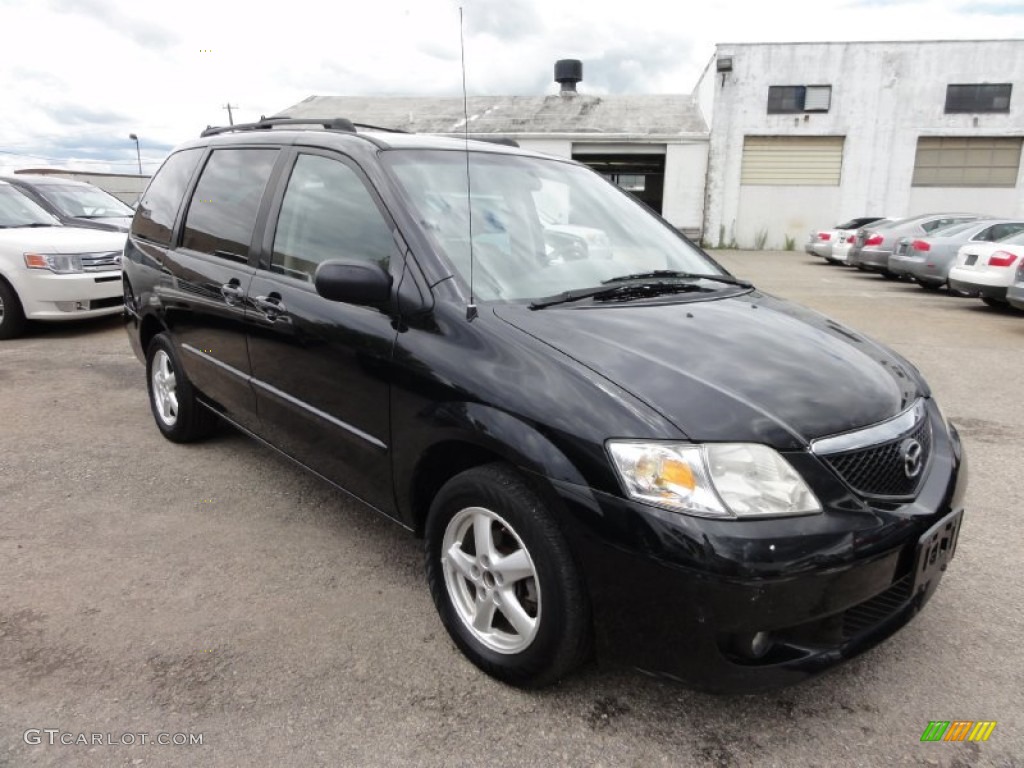 2002 MPV LX - Black Mica / Beige photo #5